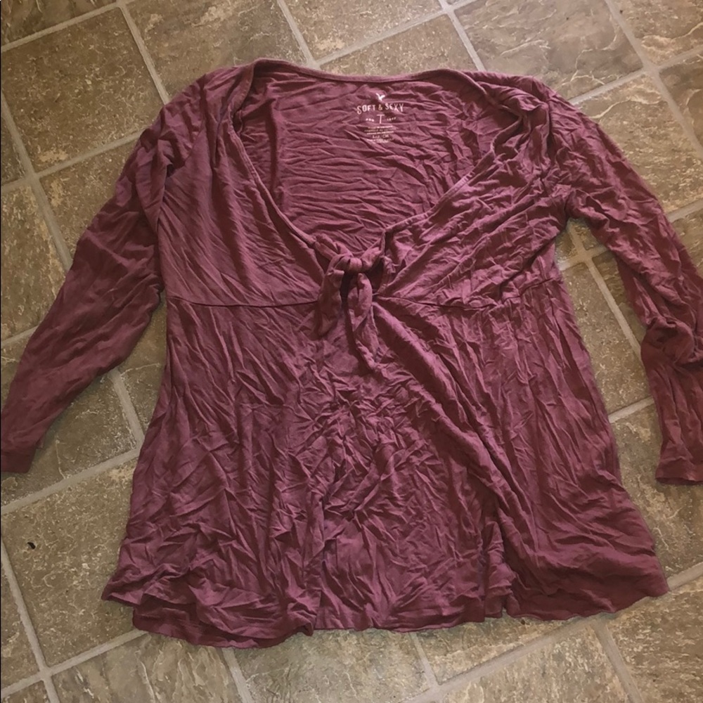 Cute tie top